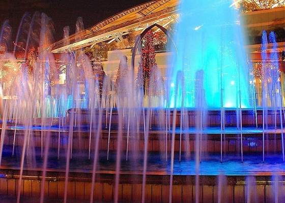 فوهات نافورة الرقص الموسيقى الملونة 5 مم Water Jet 30Kpa