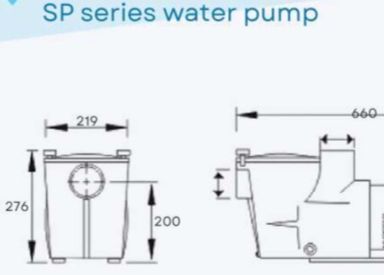 2023 SP1005 مضخات مياه حمام سباحة 1HP لاستخدام حمام سباحة