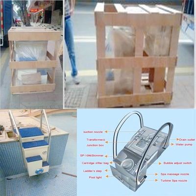 220V 1.5HP مرشحات الرمل التجارية بركة السباحة
