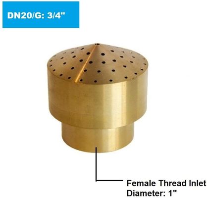1 بوصة 4 طبقات DN25 الرقص نافورة الفوهات