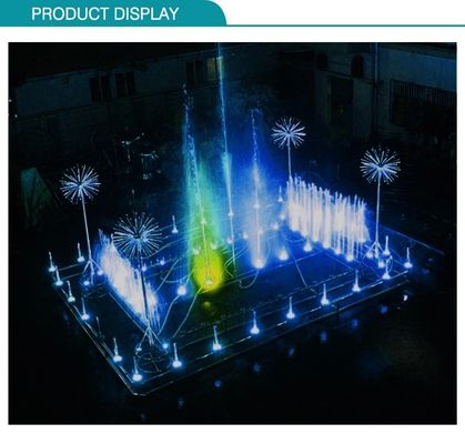 1.5 "فوهات نافورة الرقص كريستال كريستال نصف الكرة