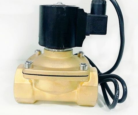 DN25 AC / DC نحاس ضد الماء IP68 صمام المياه الكهرومغناطيسي