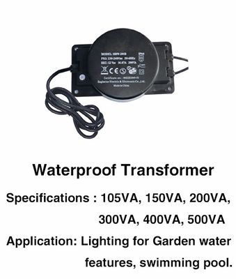 محول ماء حمام السباحة IP68 500VA بلاستيك