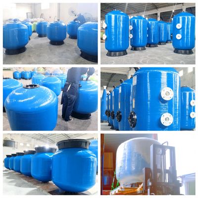 مغلفة الألياف الزجاجية 530mm مرشحات الرمل التجارية بركة السباحة