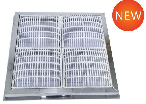 SS304 490x490mm فوق استنزاف أرضية حمام السباحة الأرضي