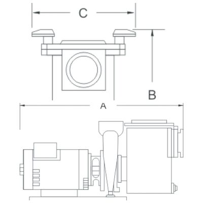مضخات نحاسية 3HP حمام سباحة