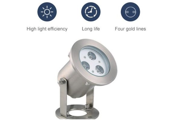 نافورة بركة 7000K 3W أضواء LED تحت الماء للماء