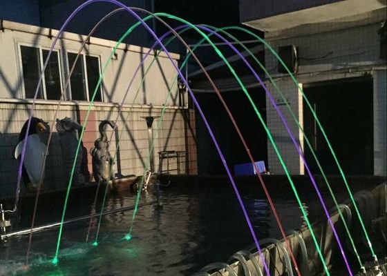 4500L / H SS304 16 مم فوهة نفاثة صفائحية مزخرفة لحمام السباحة
