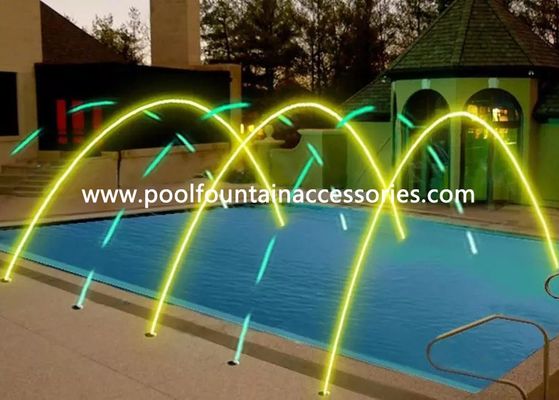 6000 L / H 20mm Laminar Fountain Nozzle مع 9W LED RGB مصباح