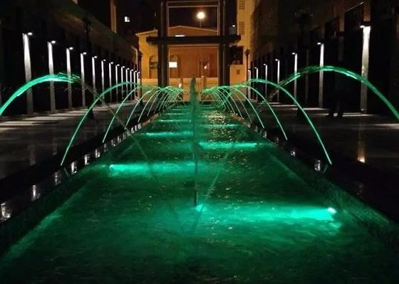 6000 L / H 20mm Laminar Fountain Nozzle مع 9W LED RGB مصباح