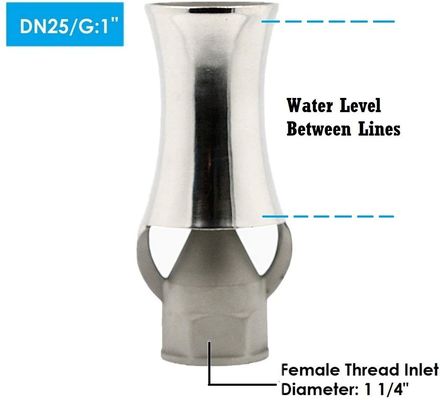 DN25 SS304 النافورة الراقصة فوهات بركة الرش