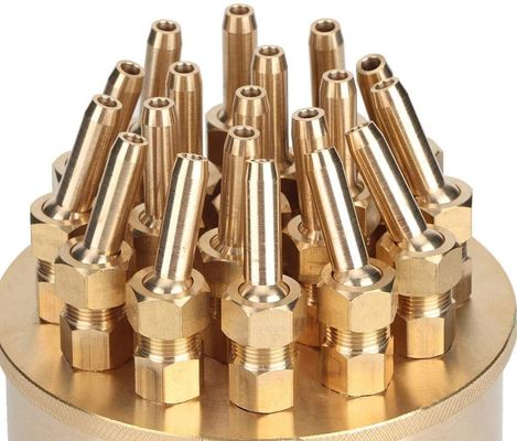 فوهة نافورة نافورة نفاثة ذات 3 طبقات من النحاس DN40 1 1/2 "