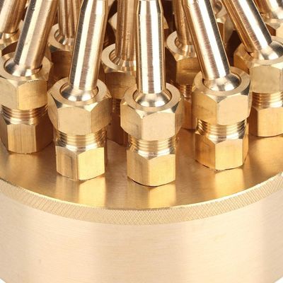 فوهة نافورة نافورة نفاثة ذات 3 طبقات من النحاس DN40 1 1/2 "