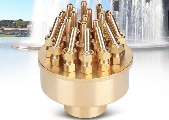 فوهة نافورة نافورة نفاثة ذات 3 طبقات من النحاس DN40 1 1/2 "