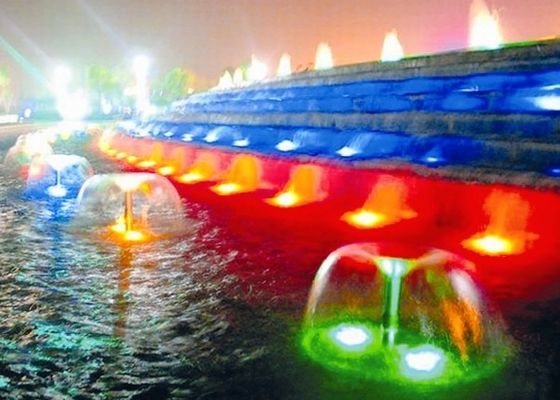 22gpm النحاس عرض بيل فوهة نافورة الفطر