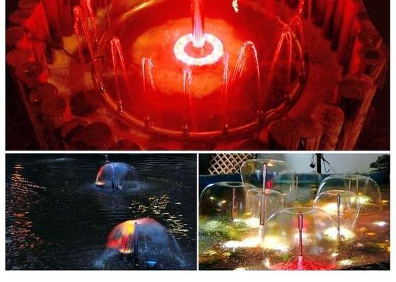22gpm نافورة النافورة الراقصة DN25 Water Mushroom Fountain Jet